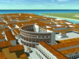 01621 ostia - regio ii - insula vii - teatro (ii,vii,2) - re piazzale delle corporazioni mit dem tempel der ceres ri suedwesten.jpg